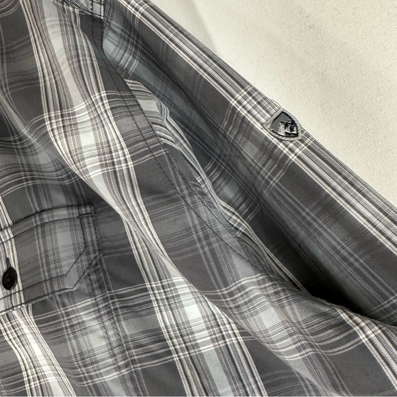 KUHL Men’s Size XL Shirt Button Down Plaid Long Sleeve Style Performance - Picture 6 of 15